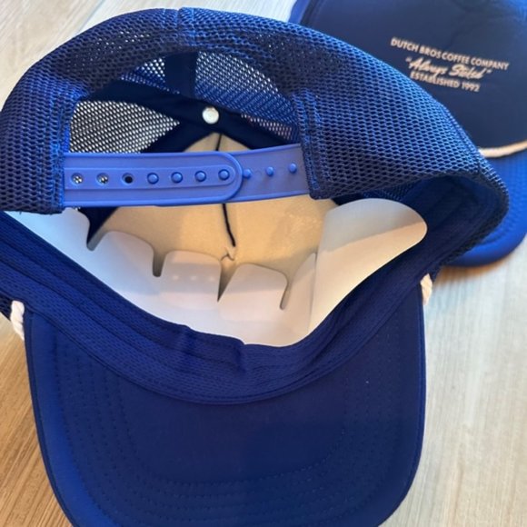 Dutch Bros Blue Snapback Trucker Hat “Always Stoked” 1992 - Picture 3 of 11